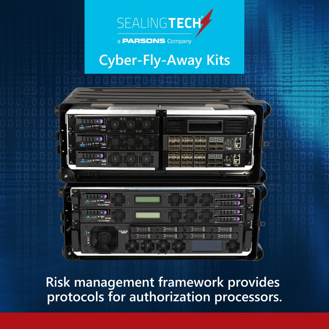Sealing_Tech's tweet image. SealingTech’s Cyber-Fly-Away Kits are not only versatile and quick to deploy, but also fortified against cyber threats, helping operators stay secure and mission-ready. Learn more: bit.ly/4egAv6z 

#FLAKFriday #BuildSecureSolve #RiskManagementFramework