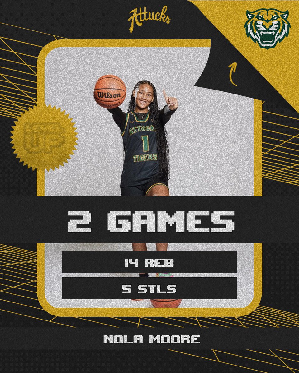 Lady Tiger Spotlight 🔦 through 2 games 

2026 5’9 ( Put whatever position you need ) Kamrah Banks <a href="/KamrahB/">Kamrah Banks (Lights_Kamrah_Action)</a> 

2026 5’7 ( pure pg) Kenadi Banks <a href="/BanksKenadi/">Kenadi Banks</a> 

2028 6’0ft Wing ( Top 5 Freshman) Nola Moore <a href="/Elite_Nola/">Nola</a>