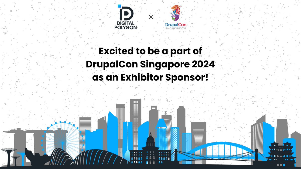 _DigitalPolygon's tweet image. Excited to be an Exhibitor Sponsor at DrupalCon Singapore 2024! 🎉

Join Digital Polygon next month for an unforgettable experience packed with learning, networking, and community. Can’t wait to connect! 🤝

#Drupal #DrupalConSingapore #DrupalConAsia #OpenSource #BuildItBetter