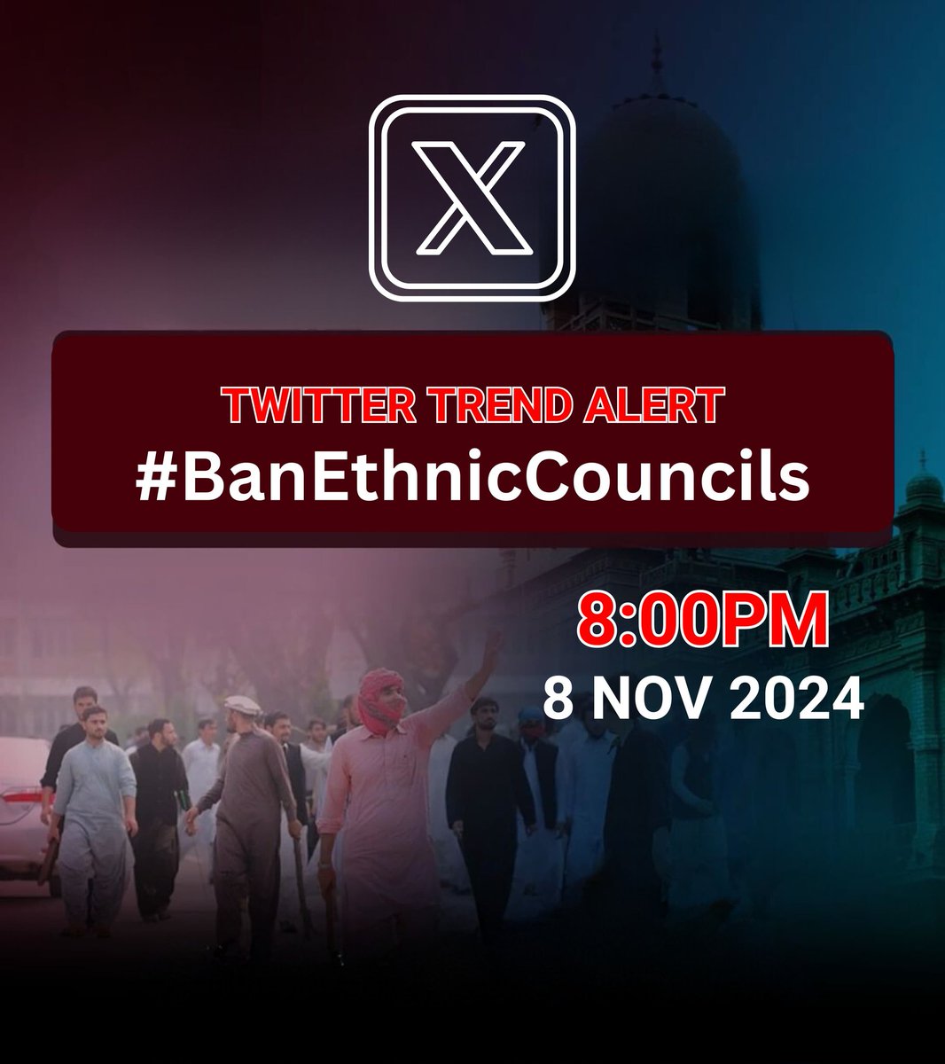 JamiatPK's tweet photo. Twitter Trend Alert
About the Terrorism of Ethnic councils in Universities 
Let's Join us 
#BanEthnicCouncils https://t.co/GZfDLVndcP