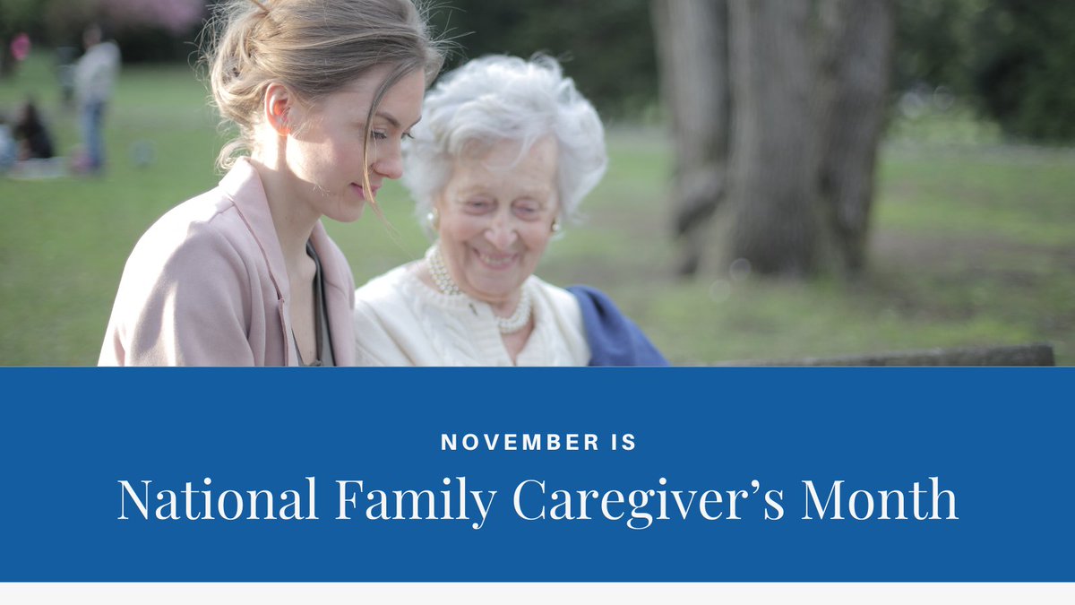 November is #NationalFamilyCaregiversMonth! This month, we recognize the strength, compassion and dedication of family caregivers who support their loved ones.  Thank you to all caregivers!