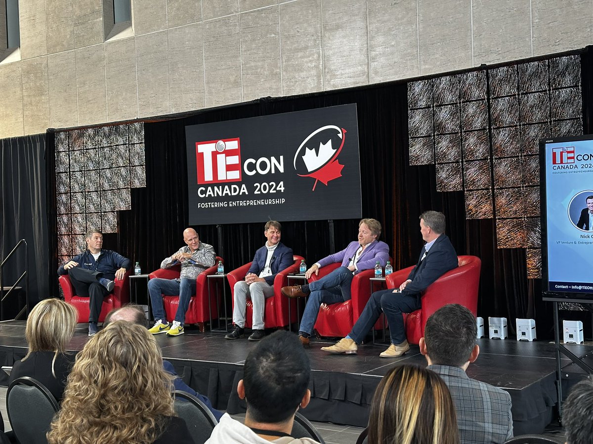 Listening to some amazing stories from bootstrapped founders in Ottawa!

There’s a common theme, when clients pay for your services and that becomes your primary source of funding, you keep a laser focus on delivering value and adapting quickly!

<a href="/TiEConCanada/">TiECon Canada</a>