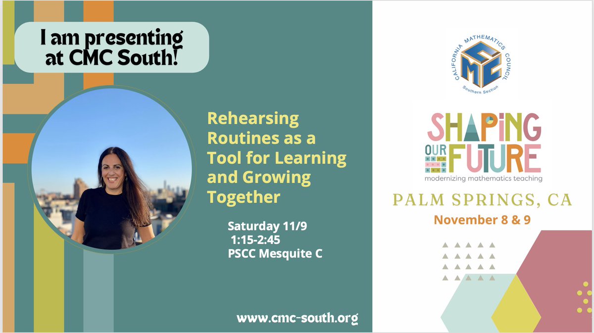 Made it to Palm Springs! Looking forward to #cmcsouth