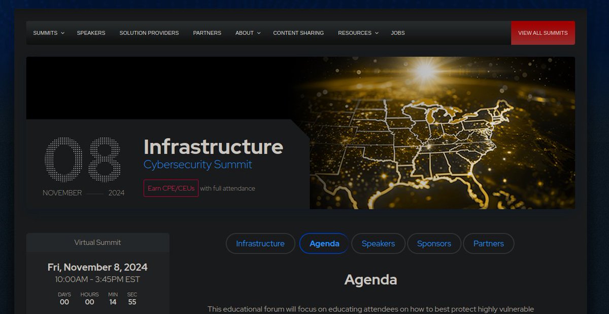 HopeIntSys's tweet image. Currently attending the #CriticalInfrastructure #CyberSecuritySummit! This is sure to be interesting, especially with the way how things have been going in the world.