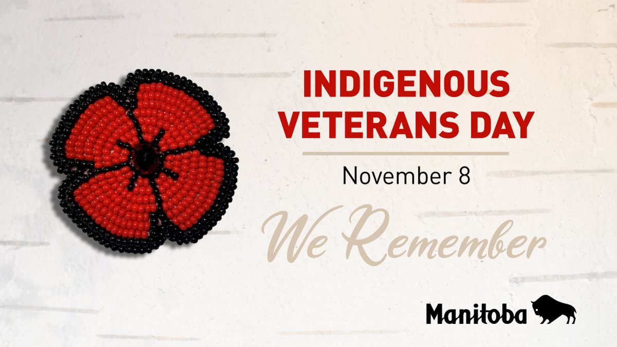 On #IndigenousVeteransDay, we acknowledge, honour and remember the courage, sacrifices and contributions of First Nations, Inuit and Métis veterans, who have a distinguished history of military service to Canada. Learn more at bit.ly/3CpTbna. #WeRemember