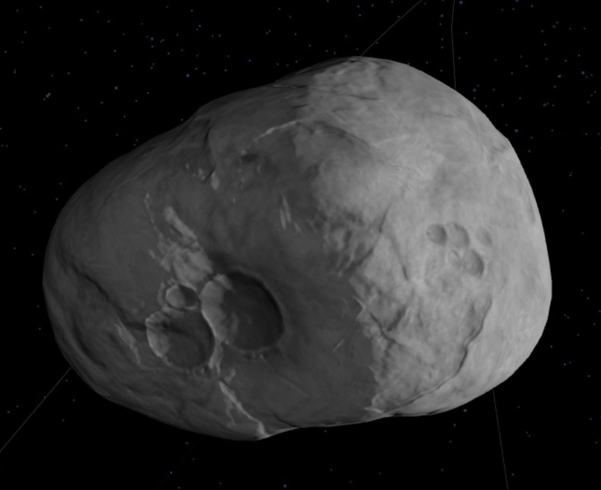 PopTingz's tweet photo. An asteroid could collide with Earth on Valentine's Day in 2046. 

It currently has a “1 in 607 chance” to hit Earth and NASA is continuously monitoring it. https://t.co/UsH6UeJbI9