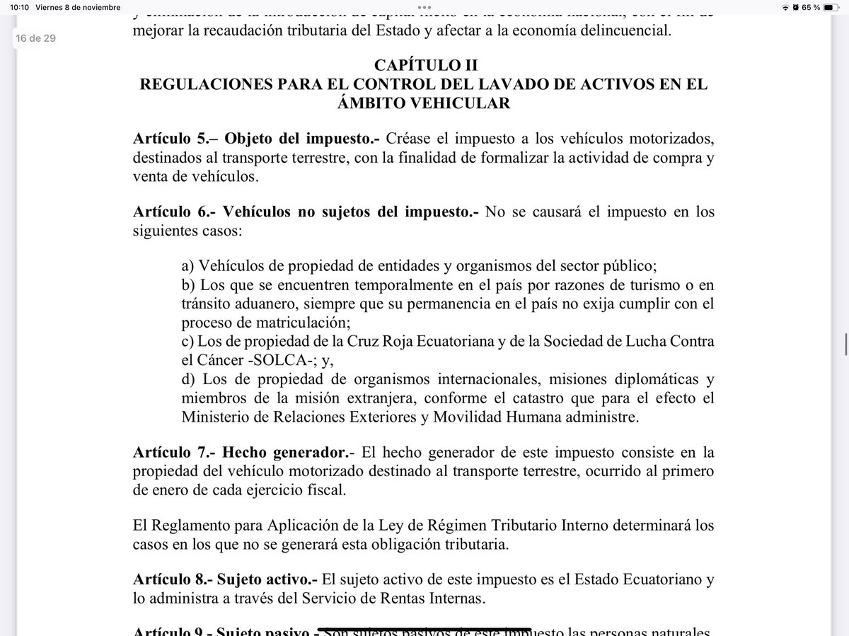 luisesgo's tweet image. DESCARADOS
Anuncian una ley para combatir “el lavado de activos”…
y lo primero que hacen es ponerle OTRO impuesto a quienes tienen carro en Ecuador.
🤬🤬🤬
Es repulsivo todo.
Todo es recaudar más y más, esquilmar al ciudadano para seguir manteniendo toda su estructura de…