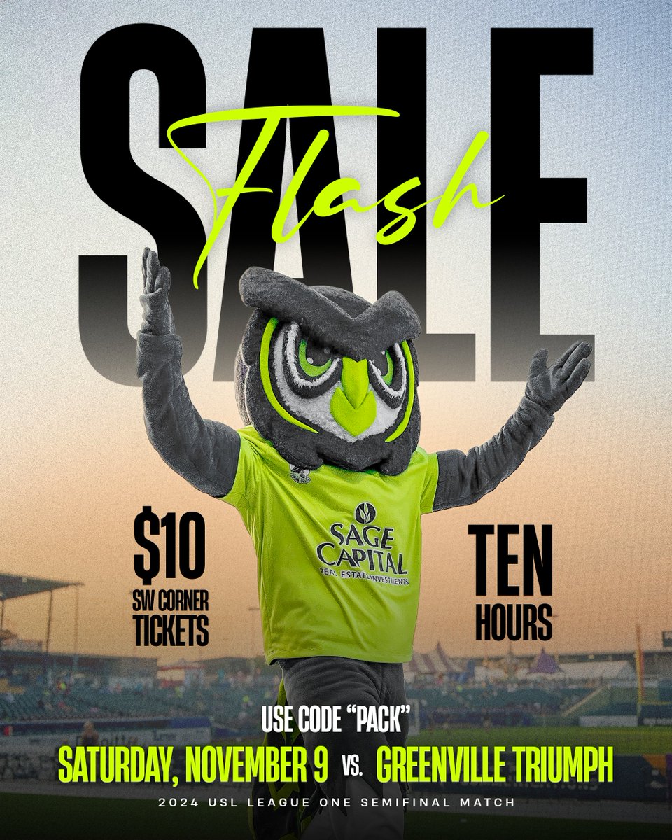 Union_Omaha's tweet photo. We're aiming to Pack the Park this Saturday at 4pm for our playoff semifinal! 🏟️

For 🔟 hours only, use code "PACK" with the link below to get $🔟 tickets for this weekend!

🔗 https://t.co/g3DfSy5vQX https://t.co/Nm5wGVQCo1