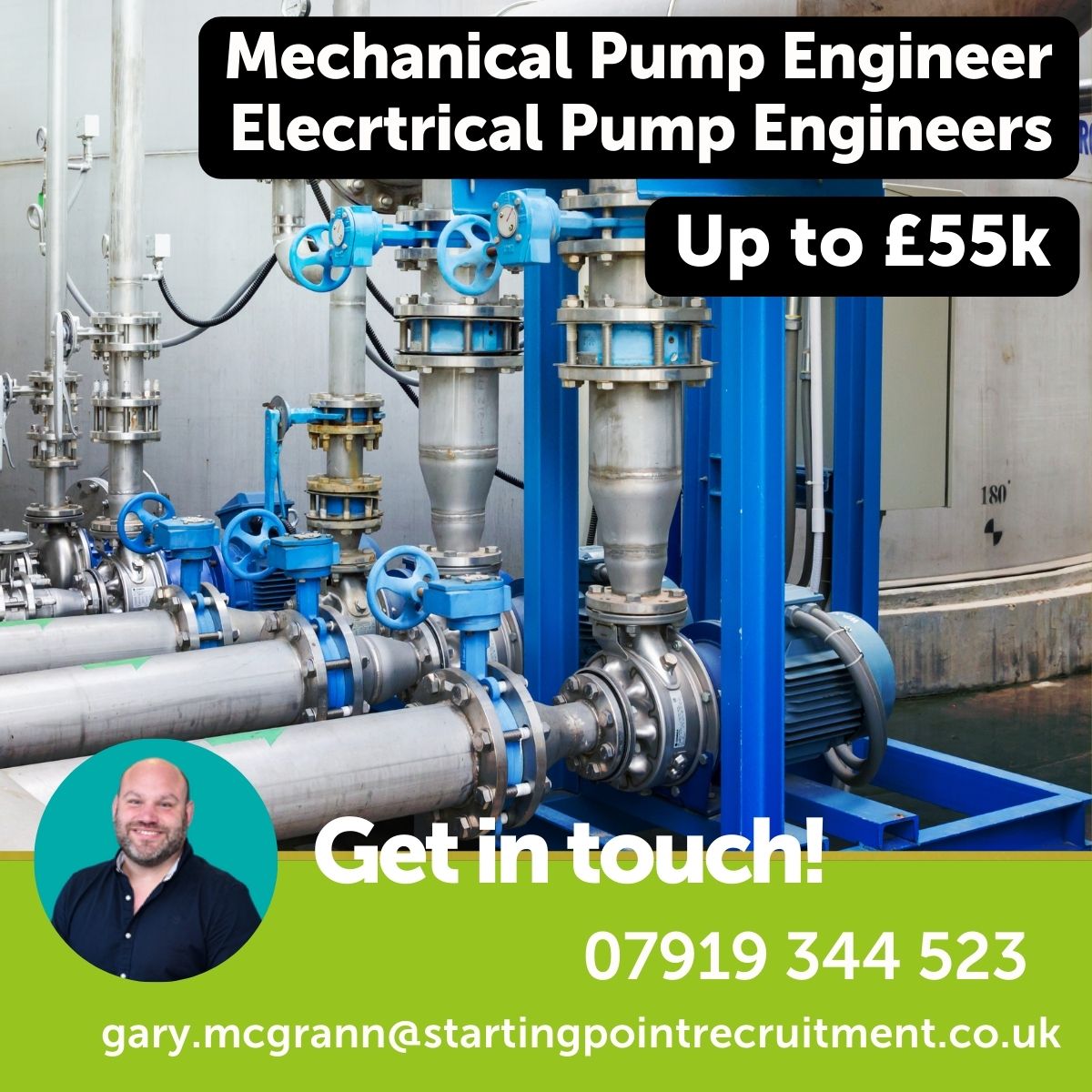 Starting Point Recruitment is looking for Mechanical Pump Engineers and qualified Electrical Pump Engineers.
Send your CV to:
📧 gary.mcgrann@startingpointrecruitment.co.uk
📞 07919 344523
#JobOpportunity #HiringNow #MechanicalEngineer #ElectricalEngineer #EngineeringJobs