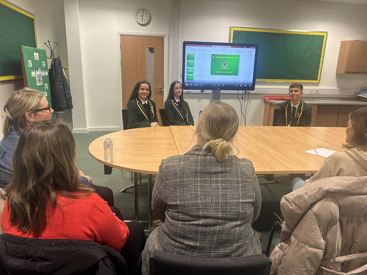 St John Ogilvie HS (@stjohs) on Twitter photo This week at our Parent Forum AGM some pupils came along to thank the group and describe the impact that their support has had on their school experience <a href="/StJOHS/">St John Ogilvie HS</a>. It was great to hear from all three.👏🏼👏🏼👏🏼👏🏼 This week at our Parent Forum AGM some pupils came along to thank the group and describe the impact that their support has had on their school experience <a href="/StJOHS/">St John Ogilvie HS</a>. It was great to hear from all three.👏🏼👏🏼👏🏼👏🏼