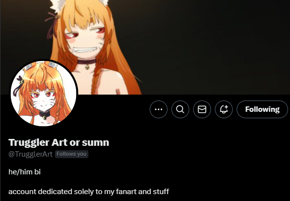 RealTruggler's tweet image. Reminder to follow me on my new discord, Bluesky and alternate art account for when rapture happens.