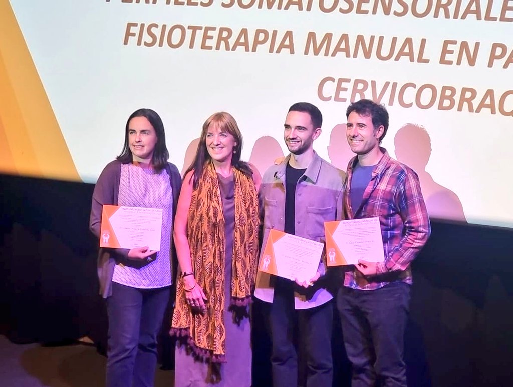 Zorionak gure ikertzaileei Xabat Casado, Olalla Ondarra eta <a href="/AnderCervantes/">Ander Cervantes</a> ikerkuntzarako laguntzen sariengatik! 

Nuestros investigadores han sido premiados con ayudas para llevar a cabo sus proyectos. 

Eskerrik asko <a href="/COFPV/">EFEO / COFPV</a> por impulsar la investigación en Fisioterapia.