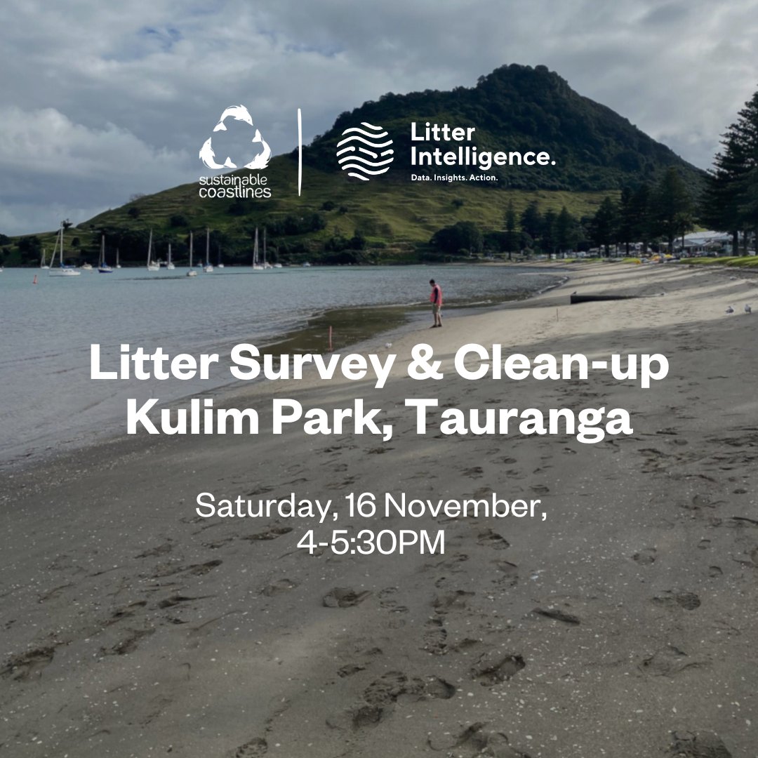 sustaincoasts's tweet photo. Come along to Kulim Park next Saturday for a clean-up and litter survey with us!

This is also your chance to join the local community group, Litter Free Oceans, to help in their Tauranga beach clean-ups every 3 months. Register at the link 👇
https://t.co/VKfAVtbLUv https://t.co/jjPCC0Ulam