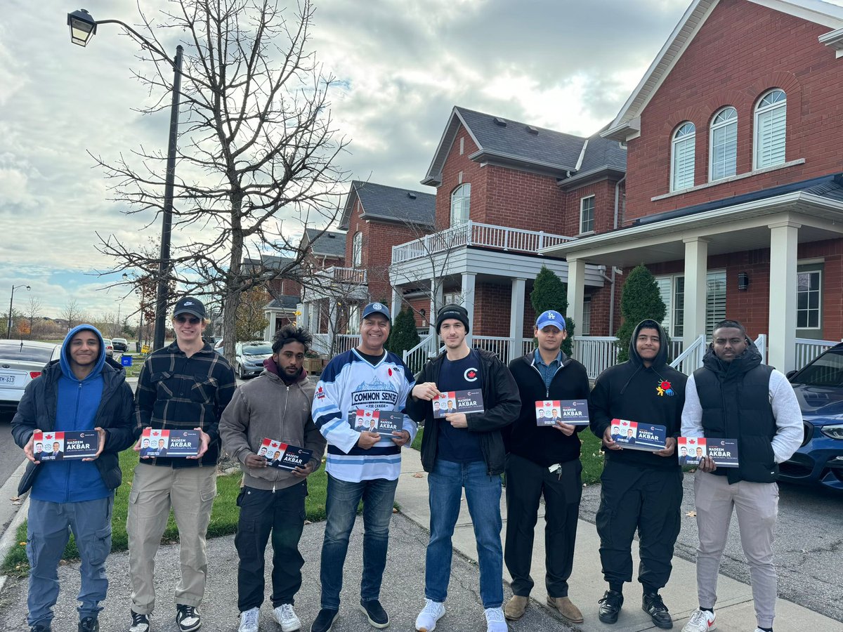 NadeemAkbar2026's tweet image. Spent the day knocking on doors in Burlington North-Milton West, connecting with residents and hearing what matters most to you. Your input is invaluable as we work together toward positive change in our community.

#TrudeauHasToGo #ConservativeSolutions #CarbonTax #Milton
