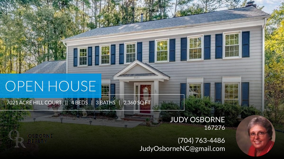 HelpUBuy's tweet image. Don't miss the chance to tour this fantastic property November 10th at 2:00 PM! Show someone who should attend this open house! 😮

Judy Osborne
Osborne Realty 
704-763-4486 
PinevilleHomes.com homeforsale.at/7021_ACRE_HILL…