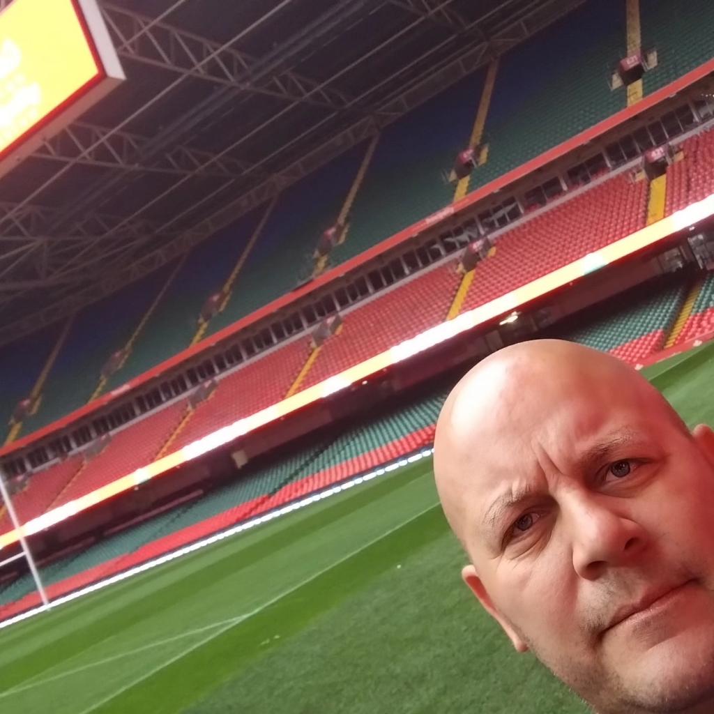 AlexJames_97's tweet photo. I love my job involved in technology in stadiums and sport.  Last week it was surveying all the teams in the Cymru Premier, this week its premier league football, regional rugby, championship football and my favourite the best stadium in the world the principality stadium. https://t.co/VeHlau6vyl