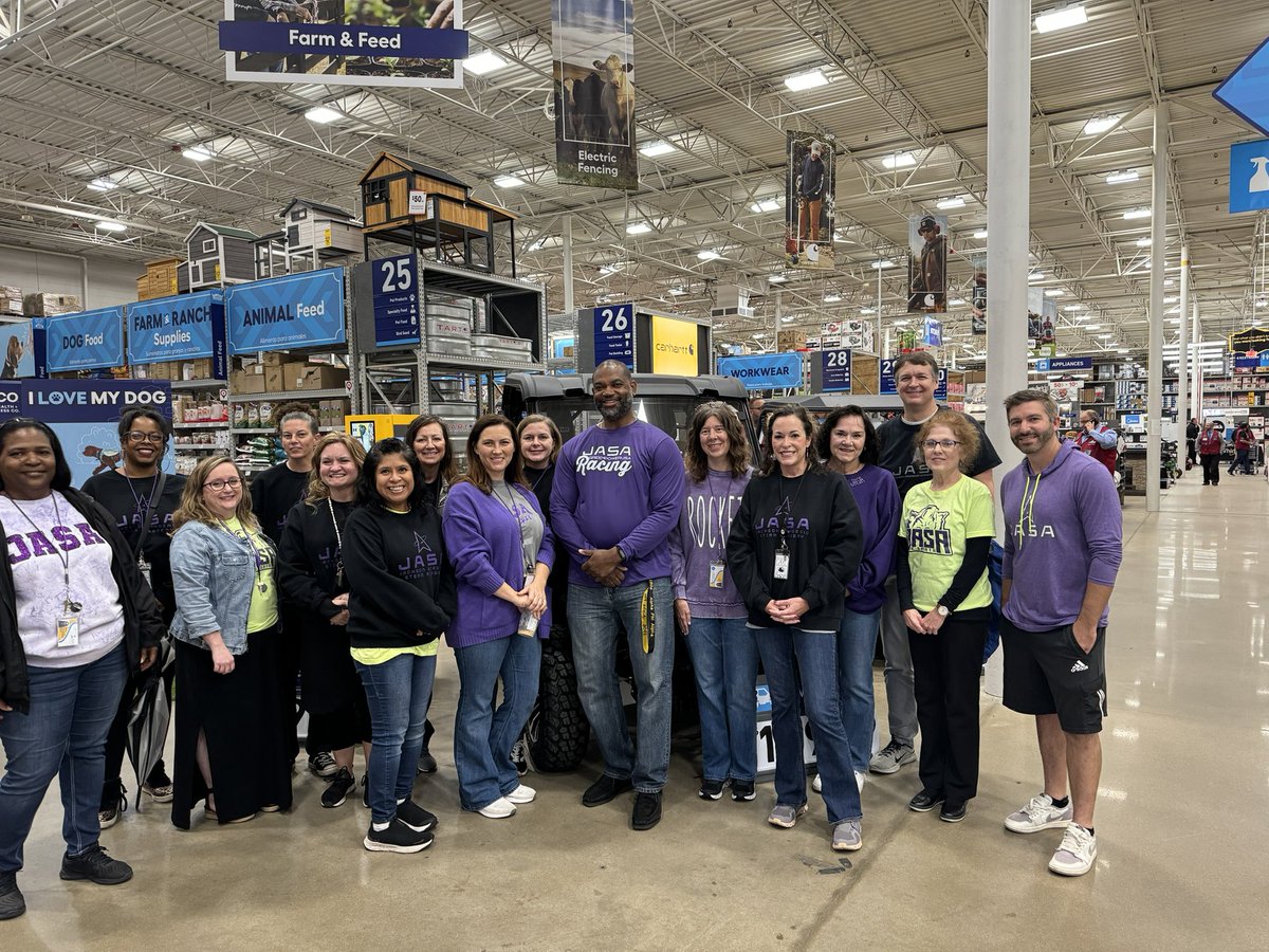 JASArockets's tweet photo. Thank you to our amazing community partner, Lowe’s!  JASA teachers were to honored to be invited to the board cutting for the renovation of the store! #jasa #jasarockets #JMCSS https://t.co/YUXptKmO0i
