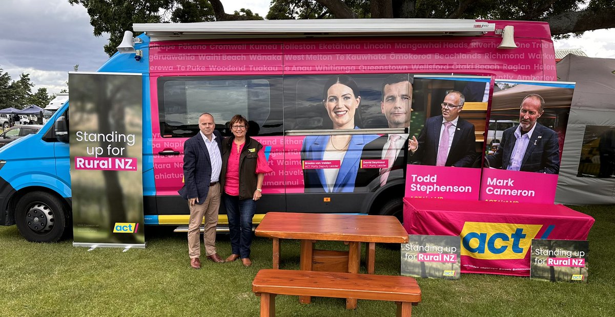 All set up for the Marlborough A&amp;P Show. Drop and see the <a href="/actparty/">ACT New Zealand</a> team today.