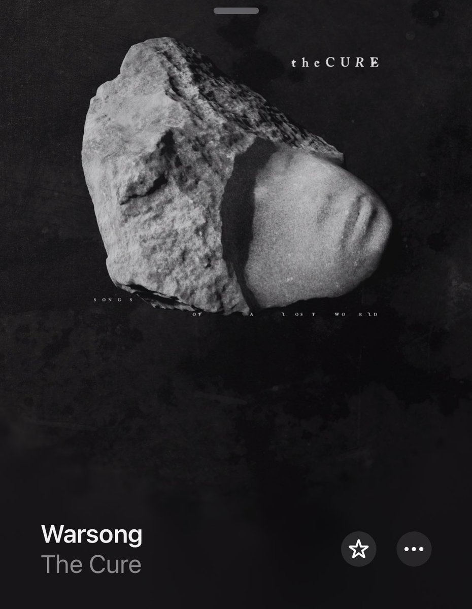 Seen loads of comparison of #songsofalostworld with Disintegration. This song though - the spite, the rage - has Pornography running through its veins. Absolute monster of a song. 
#thecure