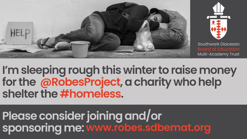 Mark Burnett FCIPD FCMI (@mark__burnett) on Twitter photo Hi friends. So, in few weeks I will be sleeping out in London for the night to raise money for the homeless through a charity I support <a href="/RobesProject/">Robes Project</a>. Please, if you can, consider joining and or sponsoring me: tinyurl.com/MBRobes Hi friends. So, in few weeks I will be sleeping out in London for the night to raise money for the homeless through a charity I support <a href="/RobesProject/">Robes Project</a>. Please, if you can, consider joining and or sponsoring me: tinyurl.com/MBRobes