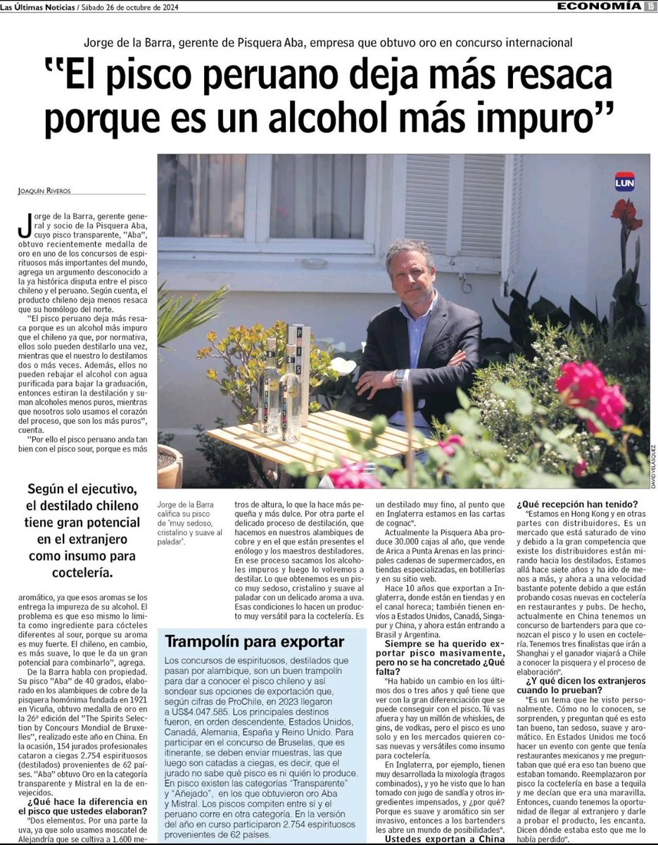 Ya te topaste con esta noticia?
Antes que digas "en parte es verdad" o "puede que sea cierto" deja que tu profe favorito responda por ti
#Pisco
