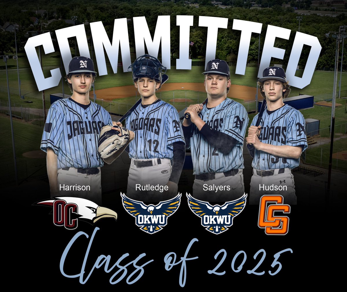 NOAH Jaguars Baseball (@noahjagsbsbl) on Twitter photo All four players of our 2025 Senior Class have committed to play at the collegiate level. We are proud of their hard work, dedication to this process, and each of their accomplishments. Congratulations <a href="/bharrison2025/">Bray Harrison</a>, <a href="/BrettRut12/">Brett Rutledge</a>, <a href="/treyton_salyers/">TreytonSalyers</a>, <a href="/drew_h_baseball/">Andrew Hudson</a> All four players of our 2025 Senior Class have committed to play at the collegiate level. We are proud of their hard work, dedication to this process, and each of their accomplishments. Congratulations <a href="/bharrison2025/">Bray Harrison</a>, <a href="/BrettRut12/">Brett Rutledge</a>, <a href="/treyton_salyers/">TreytonSalyers</a>, <a href="/drew_h_baseball/">Andrew Hudson</a>