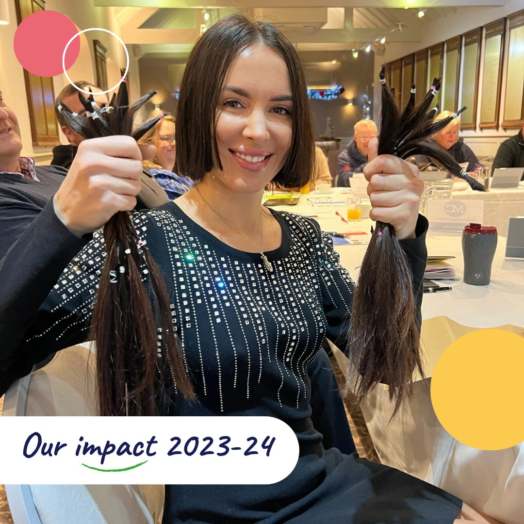 WHHCharity's tweet photo. Hair for a cause 💇‍♀️

A special thank you to Kristina Bradley, who raised £1,474 by cutting her hair for WHH Charity and donating it to the Little Princess Trust. You’ve made a difference in more ways than one!

👉 Read more from our impact report 2023-24: https://t.co/iuDGt8uK6S https://t.co/MInKzzuMvY