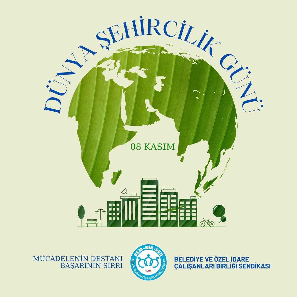 Tarihi kültürümüzden aldığı ilhamla 
Şehri imar ederek geleceği de ihya etme gayreti gösteren, 
şehirlerin doğal dokuya uyumlu, işlevsel ve insan odaklı inşasını sağlamak ve şehirlerimizin çağın şartlarına uygun, gelişmiş, kalkınmış, güvenli ve yaşanabilir olması için her türlü