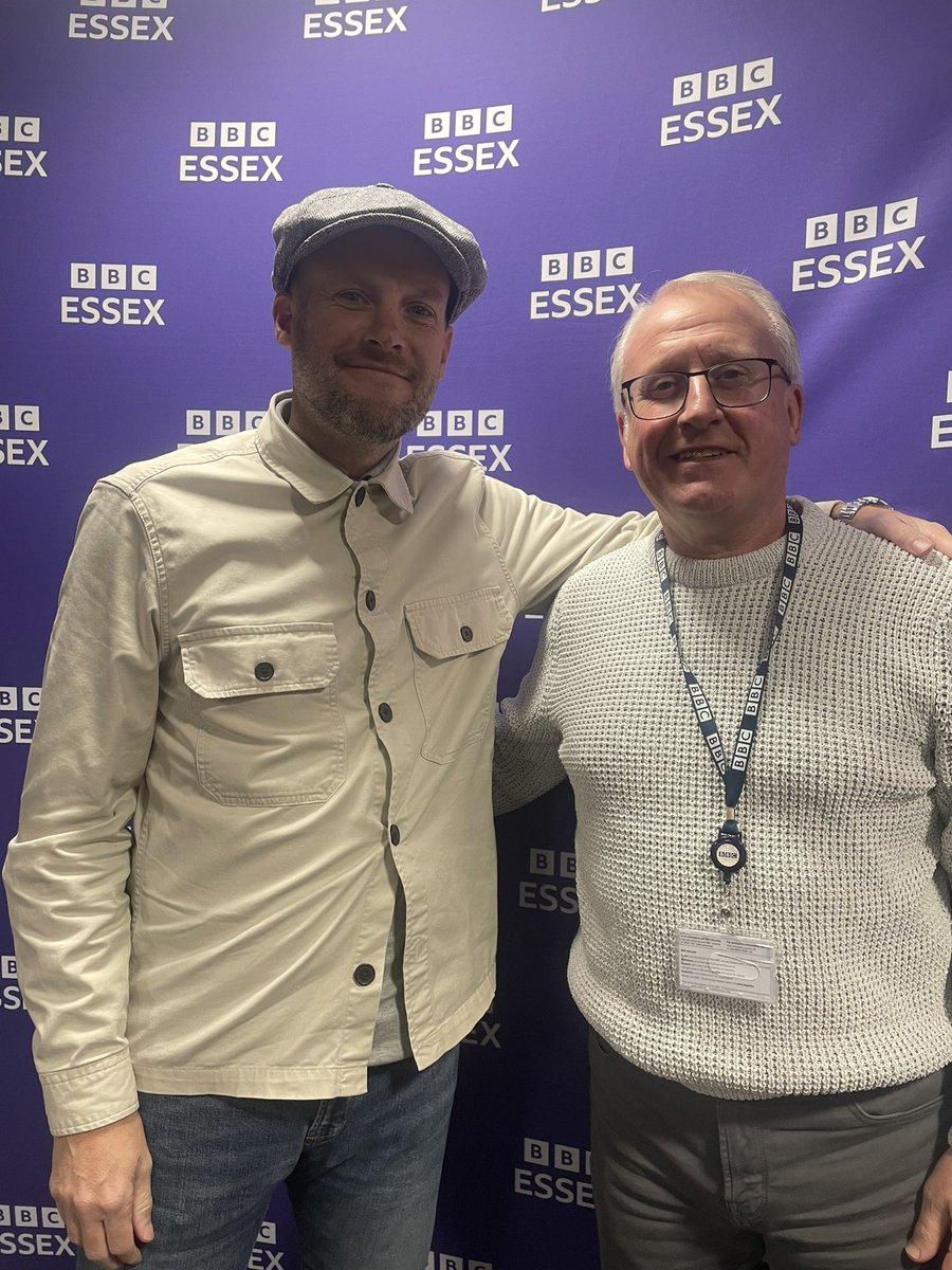 BBC Sport Essex (@bbcessexsport) on Twitter photo Glenn was joined in the studio this evening by founder of the <a href="/TIRTCpodcast/">The “Turn it round the Corner” Podcast</a> Christian Wheeler, chatting all things football in #Essex.
If you want to be a pundit on the Fans’ Phone-In drop us an email on essex.sport@bbc.co.uk⚽️
bbc.co.uk/sounds/play/p0… Glenn was joined in the studio this evening by founder of the <a href="/TIRTCpodcast/">The “Turn it round the Corner” Podcast</a> Christian Wheeler, chatting all things football in #Essex.
If you want to be a pundit on the Fans’ Phone-In drop us an email on essex.sport@bbc.co.uk⚽️
bbc.co.uk/sounds/play/p0…