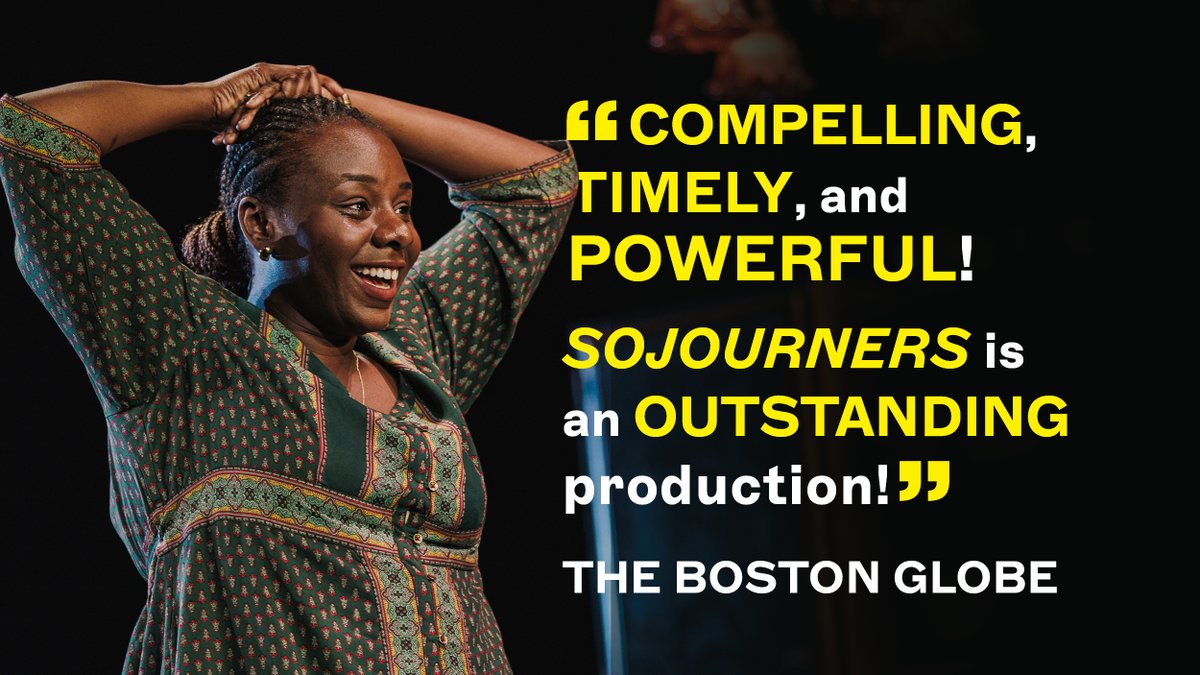 huntington's tweet photo. “Compelling, timely, and powerful! Sojourners is an outstanding production!” – @BostonGlobe

Reviews for Sojourners have begun to roll in!

Performances continue at The Huntington Theatre now through Dec. 1st!  #UfotBOS

📷: Marc J. Franklin
🎟: https://t.co/4VfwGpWjvb https://t.co/EtAYwSSeDE