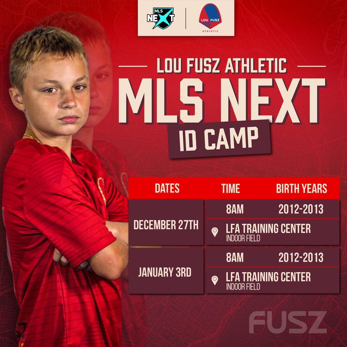 Lou Fusz Soccer Club (@loufuszsoccer) on Twitter photo πππ ππππ ππππππΌππππ ππ πππ ππππ β½ π¨
Join us for our upcoming MLS Next ID Camp as we begin the Talent ID process of players in the STL and Southern Illinois regions!
LIMITED SPOTS AVAILABLE. LINK BELOW:
docs.google.com/forms/d/1RFVMdβ¦ πππ ππππ ππππππΌππππ ππ πππ ππππ β½ π¨
Join us for our upcoming MLS Next ID Camp as we begin the Talent ID process of players in the STL and Southern Illinois regions!
LIMITED SPOTS AVAILABLE. LINK BELOW:
docs.google.com/forms/d/1RFVMdβ¦