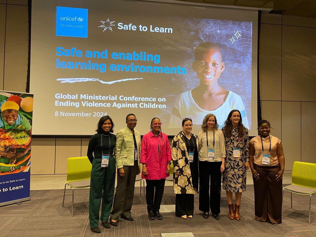 FCDOEducation's tweet photo. Building on the 🇬🇧 @GPforEducation @CGDev Wilton Park conference on violence in and around schools, @AliciaH_1 co-chaired an event in 🇨🇴 on this important issue.  
 
Violence in schools can be prevented. It must end. 
 
Find out more: https://t.co/vXnSOlYIRS https://t.co/aVIQY9lVaM