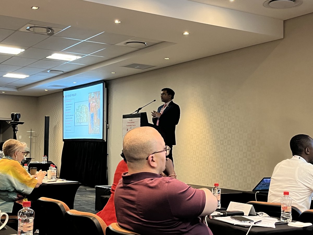 anandaonline's tweet photo. It was great to be at the 19th Annual African Vaccinology Course (#AAVC) earlier this week and give a talk on #nOPV2 and its role in interrupting type 2 poliovirus spread in AFR and beyond. Thanks to the organizers and the participants for the stimulating discussions. @VACFA1 https://t.co/RMXTK7k7kA