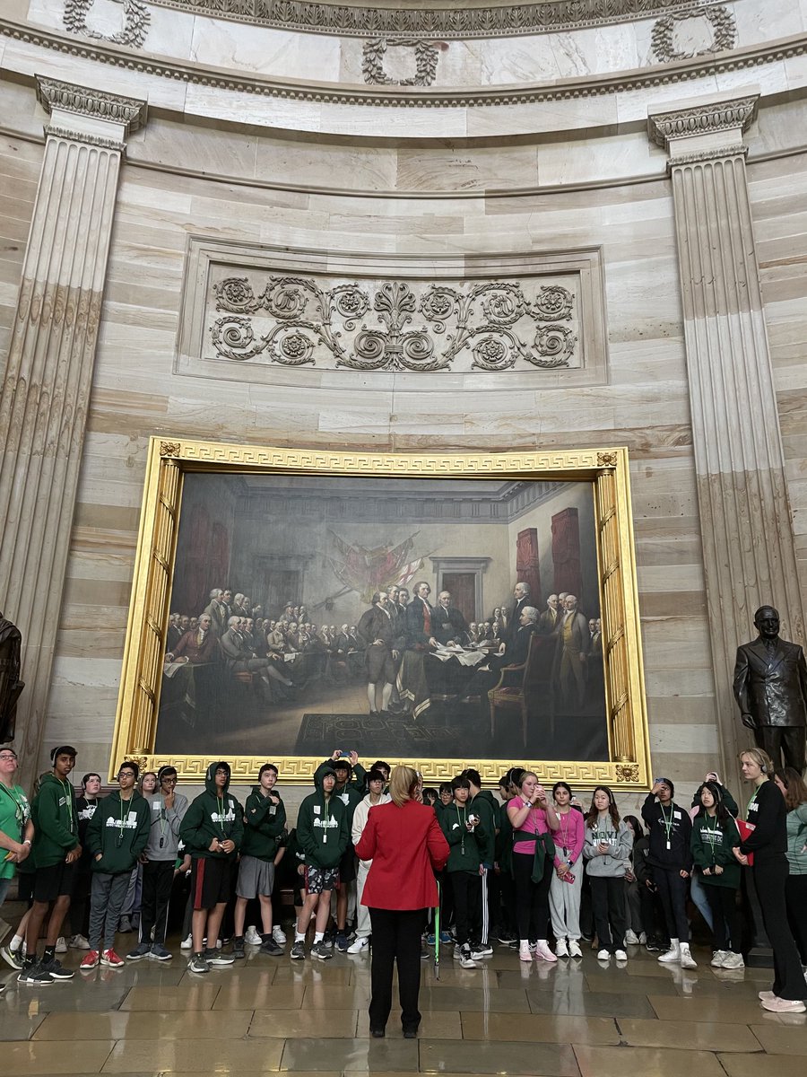 A tour of the Capitol brought new insights into how art and architecture serve as symbols in government. #NoviDC24