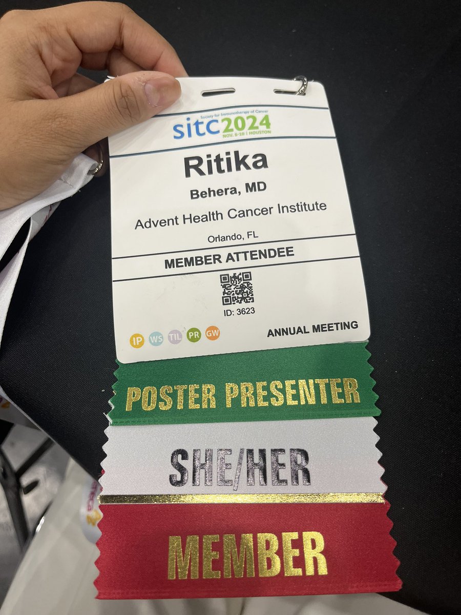 Behera_Ritika98's tweet photo. Excited to be at #SITC2024 ! 
Look forward to meeting fellow attendees and discussing about ongoing research in the evolving field of cancer immunotherapy😄 https://t.co/h3sKWgsz6F