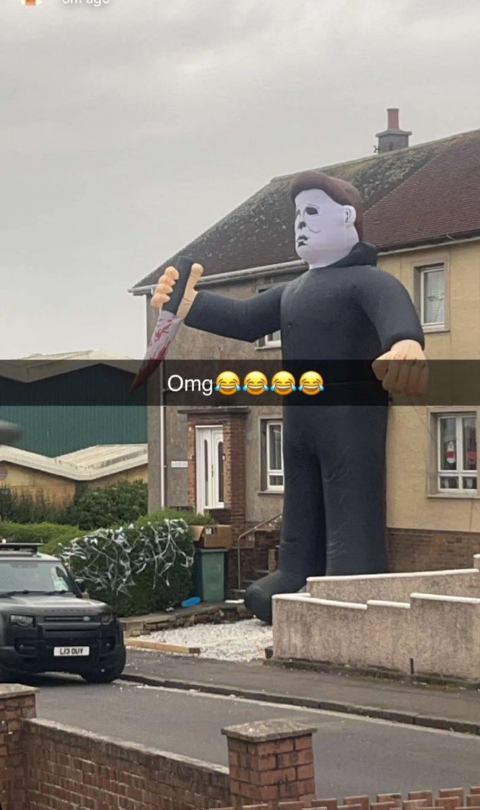Gary Barlow’s son out trick or treating at Halloween.
