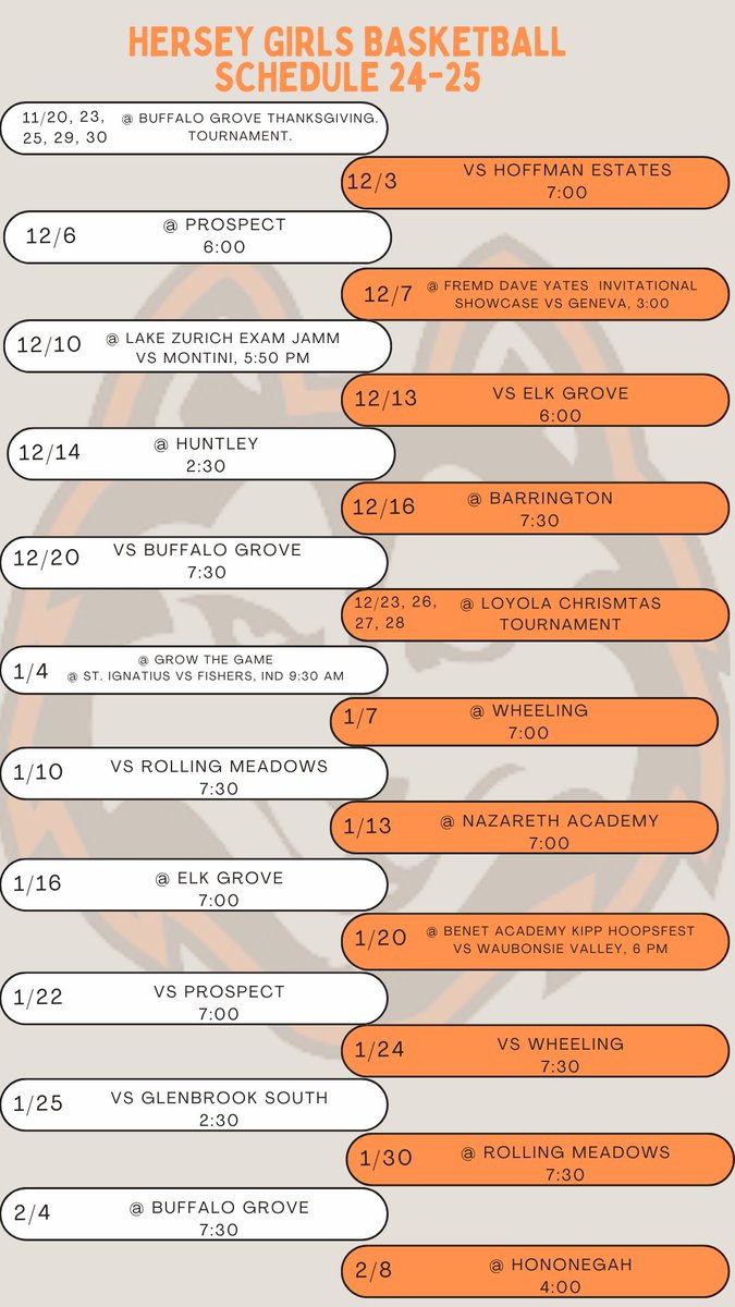 HerseyGBball's tweet photo. 🚨 24-25 Schedule Drop 🚨 https://t.co/ZLQro5Fm9m