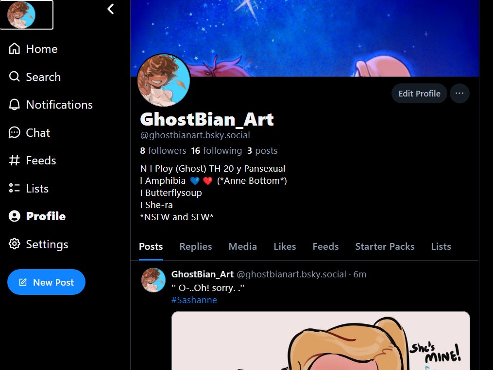 Bye X 👋👋 ghostbianart.bsky.social