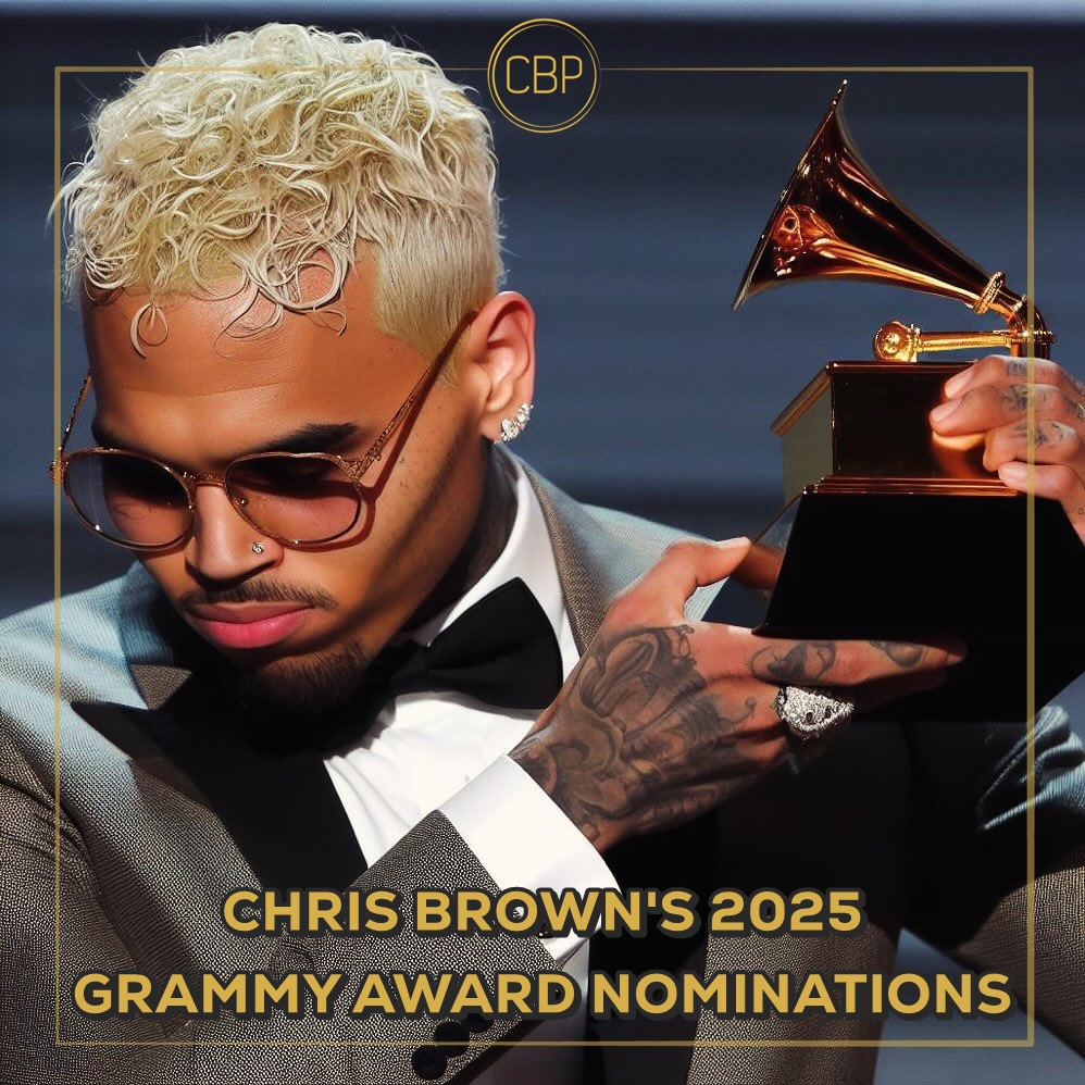 CBPortugal's tweet photo. CHRIS BROWN'S 2025 GRAMMY AWARD NOMINATIONS
+INFO: https://t.co/Q5ynY7RmMz https://t.co/Fhjhcs1Agt