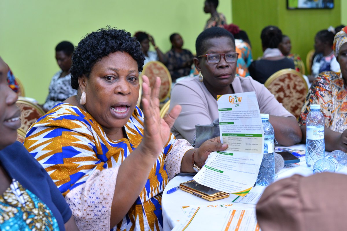 UgGrowproject's tweet photo. The Engagement aimed at sensitizing them on the products and services of the Grow Project &amp; soliciting feedback from them on the performance of the project, &amp; how to serve micro and small-scale women entrepreneurs in Uganda.  These photos will tell you a better story. https://t.co/HsvCgcep7K