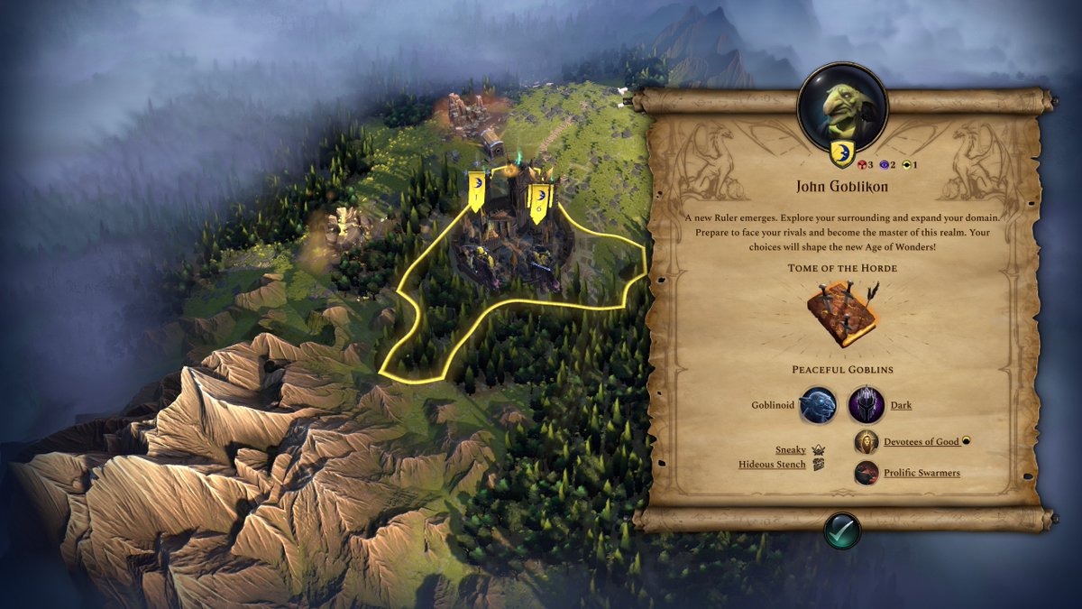 Spent my lunch break creating <a href="/JohnGoblikon/">John Goblikon</a> inside <a href="/AgeOfWonders4/">Age of Wonders 4 | Thrones of Blood Out Now!</a> because it lets get creative like that. Can't wait to conquer the realms using my VERY GOOD and not at all evil Goblins, unlike trolls who are definitely THE WORST. John's second in command will be Ron Funchlikon.