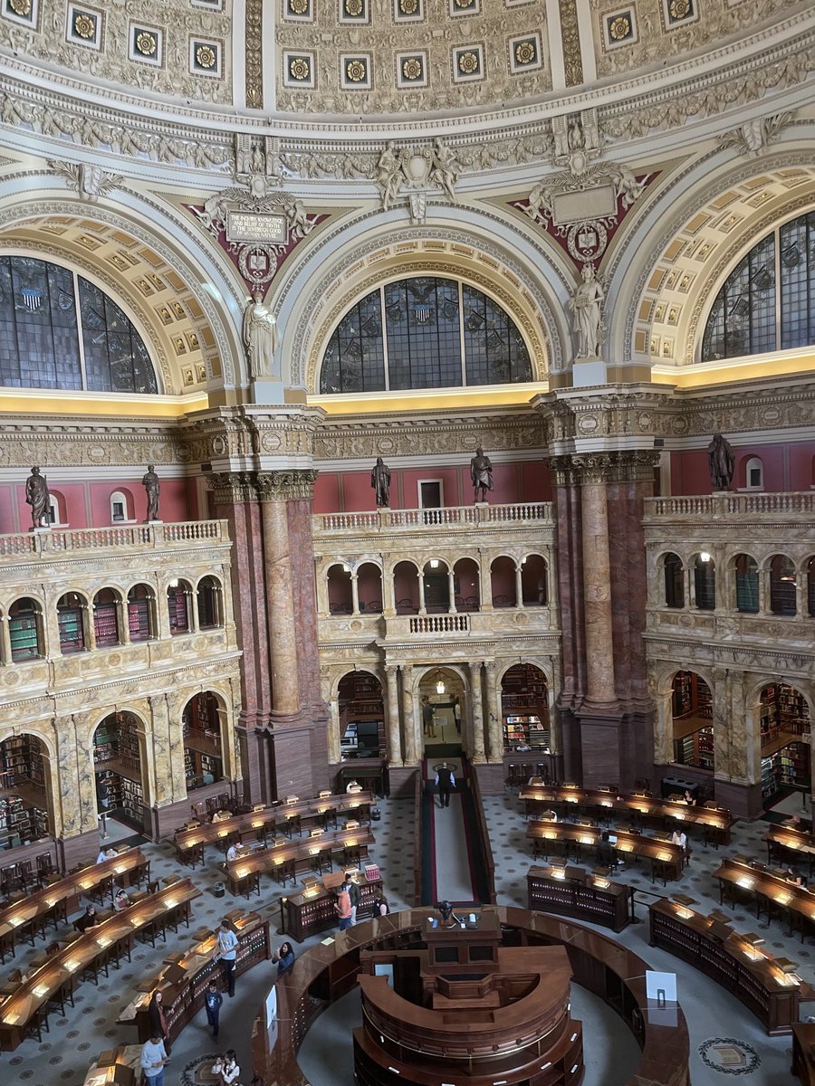 The Library of Congress stands the test of time despite multiple fires throughout history. #amreading #NoviDC24