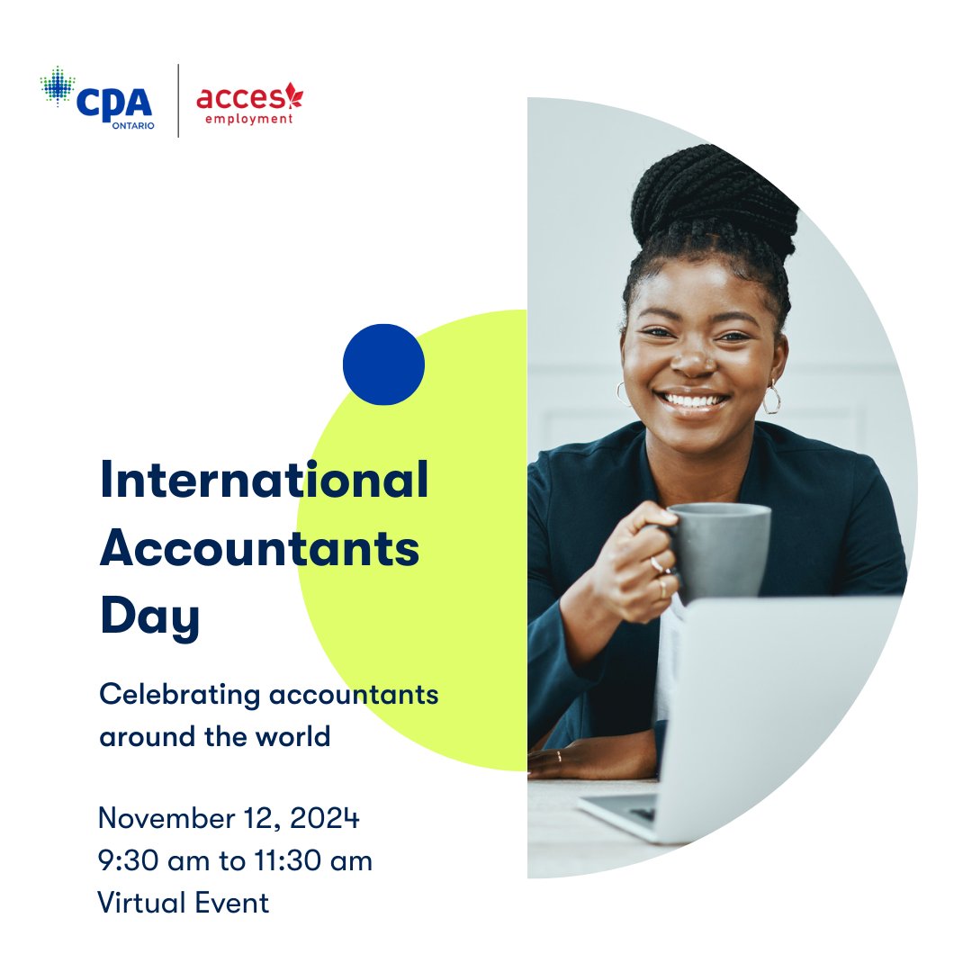 Join us for International Accountants Day. You’ll also hear from our keynote speaker, Kapil Dev Ramgirwar, CPA, CA, Founder and CFO of Rosseau Group. Plus, participate in a workshop on AI. Please register at bit.ly/3C9F9pE 
#CPAO #InternationalAccountantsDay
