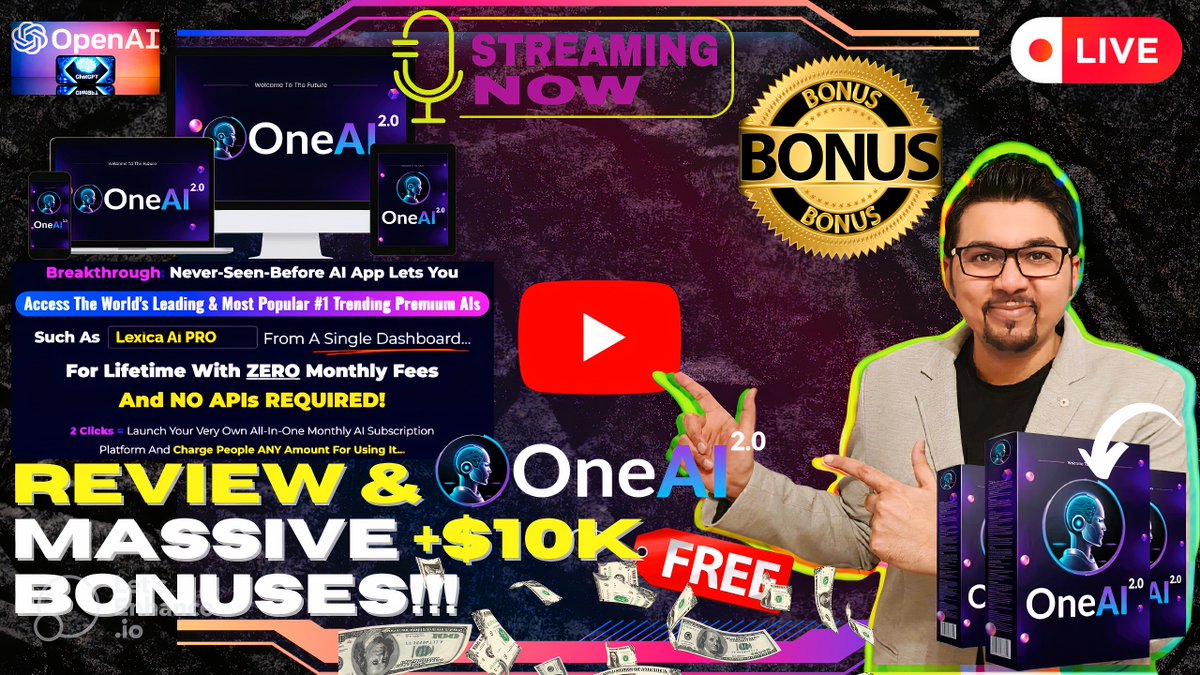 KaleemMarketing's tweet photo. OneAi 2.0 Review⚡📲💻[LIVE] Access New Trending AI's - From A Single Dashboard💻📲⚡FREE 10K Bonuses💲💰💸

📢⚡Get OneAi 2.0 &amp; FREE Bonuses Here✔️: https://t.co/T3eHVVnwZx 👈

#OneAi2 #KlingAIPRO #LexicaAiPRO #klingai #Lexica #Luma https://t.co/IJNr9S076r