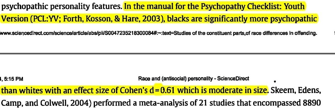YohwahnM's tweet photo. @AngryMilli @hoomdayha @Acaydiya @ladyofhalos @Travon Quick answer, significantly lower average IQ compared to whites and Asians, paired with their culture.
Also this https://t.co/fmsuljVwhN