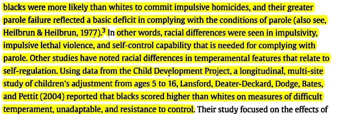 YohwahnM's tweet photo. @AngryMilli @hoomdayha @Acaydiya @ladyofhalos @Travon Quick answer, significantly lower average IQ compared to whites and Asians, paired with their culture.
Also this https://t.co/fmsuljVwhN