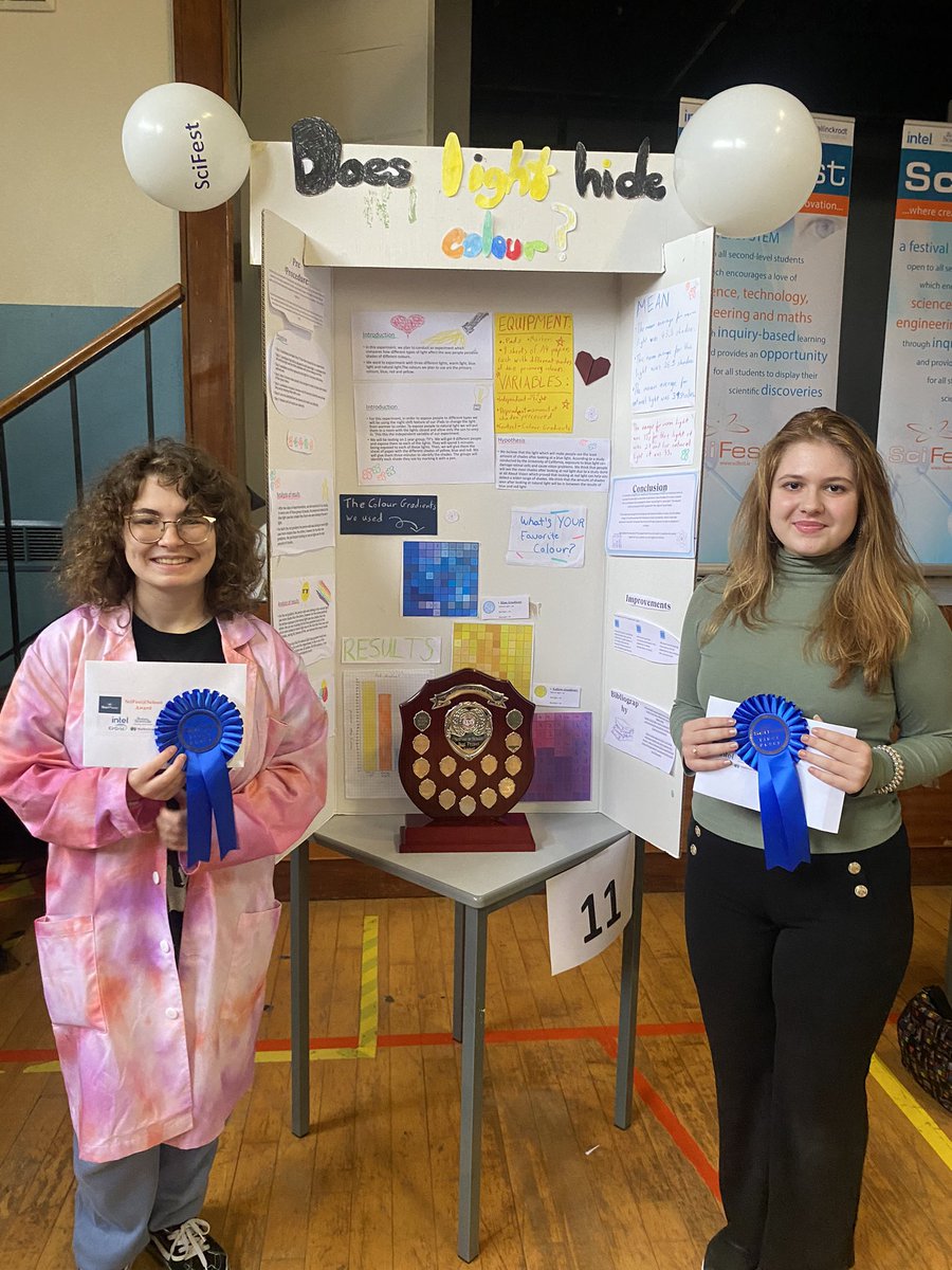 Thank you for supporting and helping judge projects today. A wonderful experience for students. Congratulations to our winners Nadia &amp; Miruna 🤩