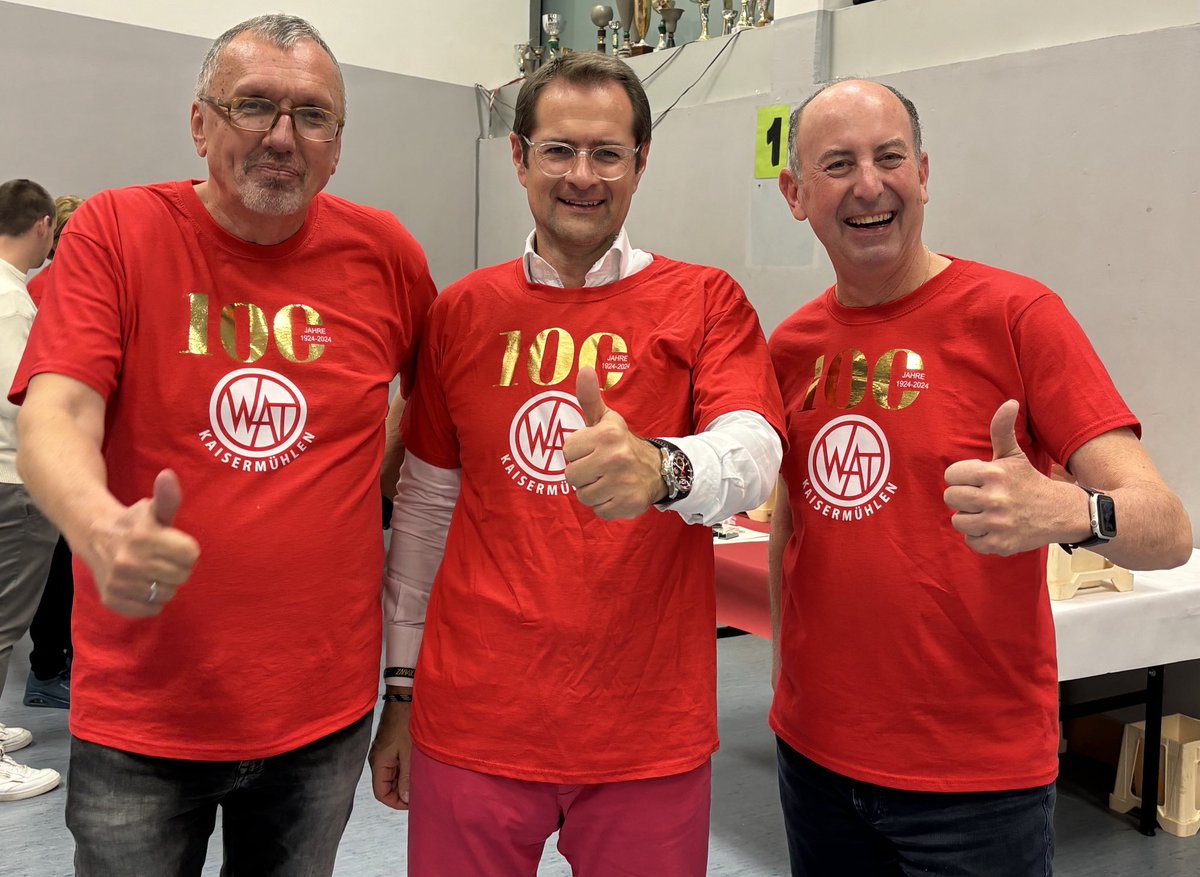 100 Jahre #WAT #Kaisermühlen! Tolles Fest heute @ #Kaisermühlendamm in ⁦@StadtWien⁩. #Spass &amp; #Teamgeist! Gemeinsam mit #Bezirksvorsteher <a href="/ErnstNevrivy/">Ernst Nevrivy</a>⁩ durfte ich eröffnen &amp; #Ehrungen vornehmen. ⁦Ihr seid supertoll! DANKE! <a href="/askoewatwien/">ASKÖ WAT WIEN</a>⁩ 👉🏼wat-kaisermuehlen.at