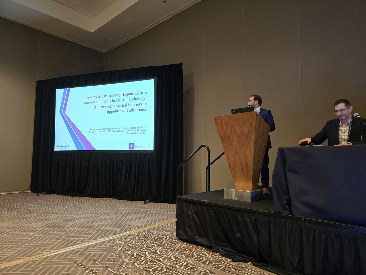 LDR (@ldr1020) on Twitter photo Alejandro Perez of <a href="/UTSW_Psychiatry/">UTSW Psychiatry</a> and <a href="/Parkland/">Parkland Health</a> at #NAN2024 presenting our system for increasing access to care among Latin American patients via improved appointment attendance and considering potential barriers. Alejandro Perez of <a href="/UTSW_Psychiatry/">UTSW Psychiatry</a> and <a href="/Parkland/">Parkland Health</a> at #NAN2024 presenting our system for increasing access to care among Latin American patients via improved appointment attendance and considering potential barriers.