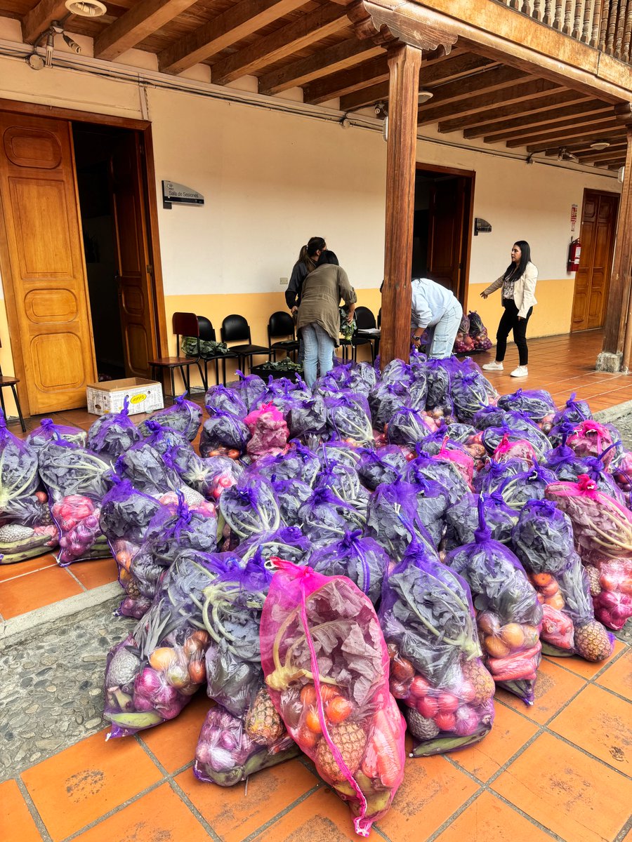 EpGedes's tweet photo. 🌱🍎🥬🥕 ¡Iniciamos con la entrega de canastas de frutas y verduras frescas para apoyar a nuestros pequeños productores locales! Cada canasta esta llena de productos saludables. 

¡Consume lo local y apoya esta iniciativa! 

#Loja #ApoyaALosProductores #Pequeñosproductores https://t.co/G7mAh7wonM